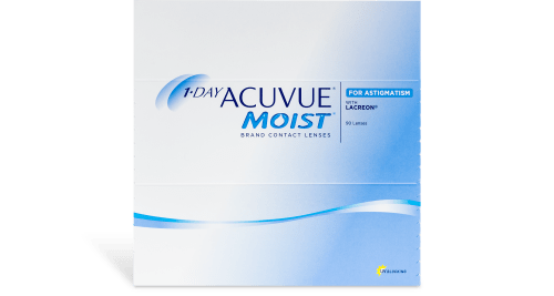 1-DAY ACUVUE MOIST for ASTIGMATISM 90 Pack